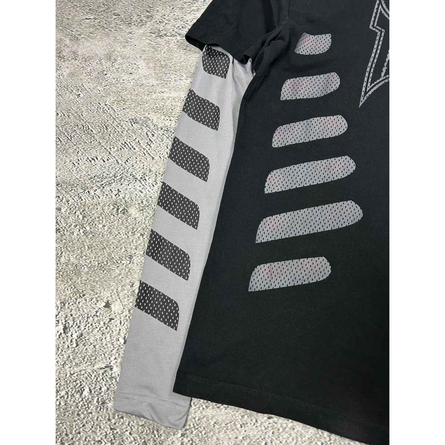Tapout longsleeve with T-shirt black grey Y2K