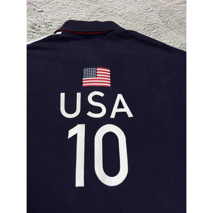 Chief Keef Polo Ralph Lauren USA vintage shirt navy blue