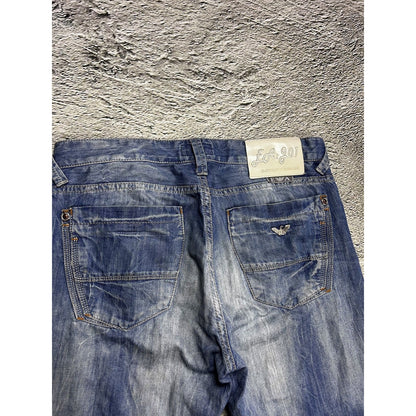 Armani vintage navy jeans straight denim pants