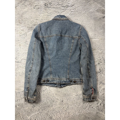Dolce & Gabbana D&G denim jacket blue Red Lining