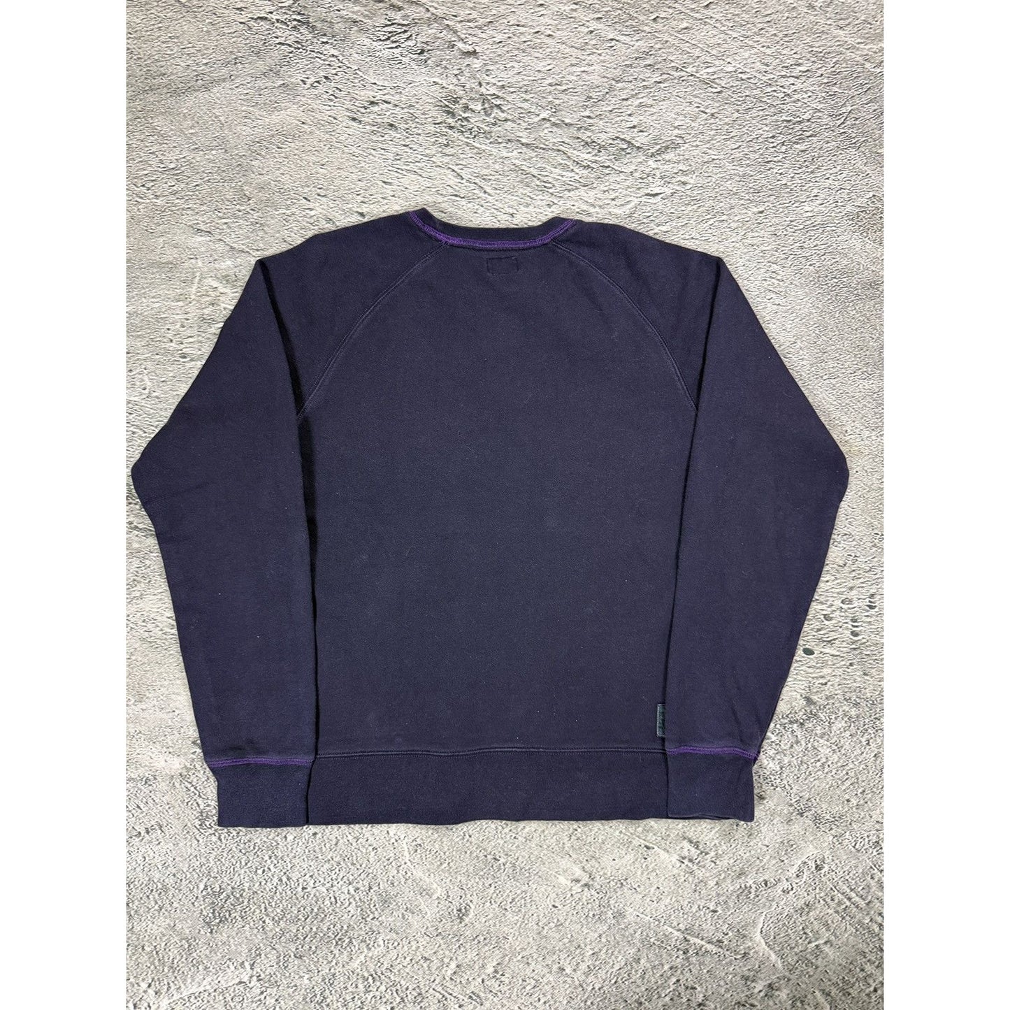 Evisu sweatshirt big logo vintage purple Y2K spell out