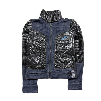 Miss Sixty denim puffer jacket y2k vintage