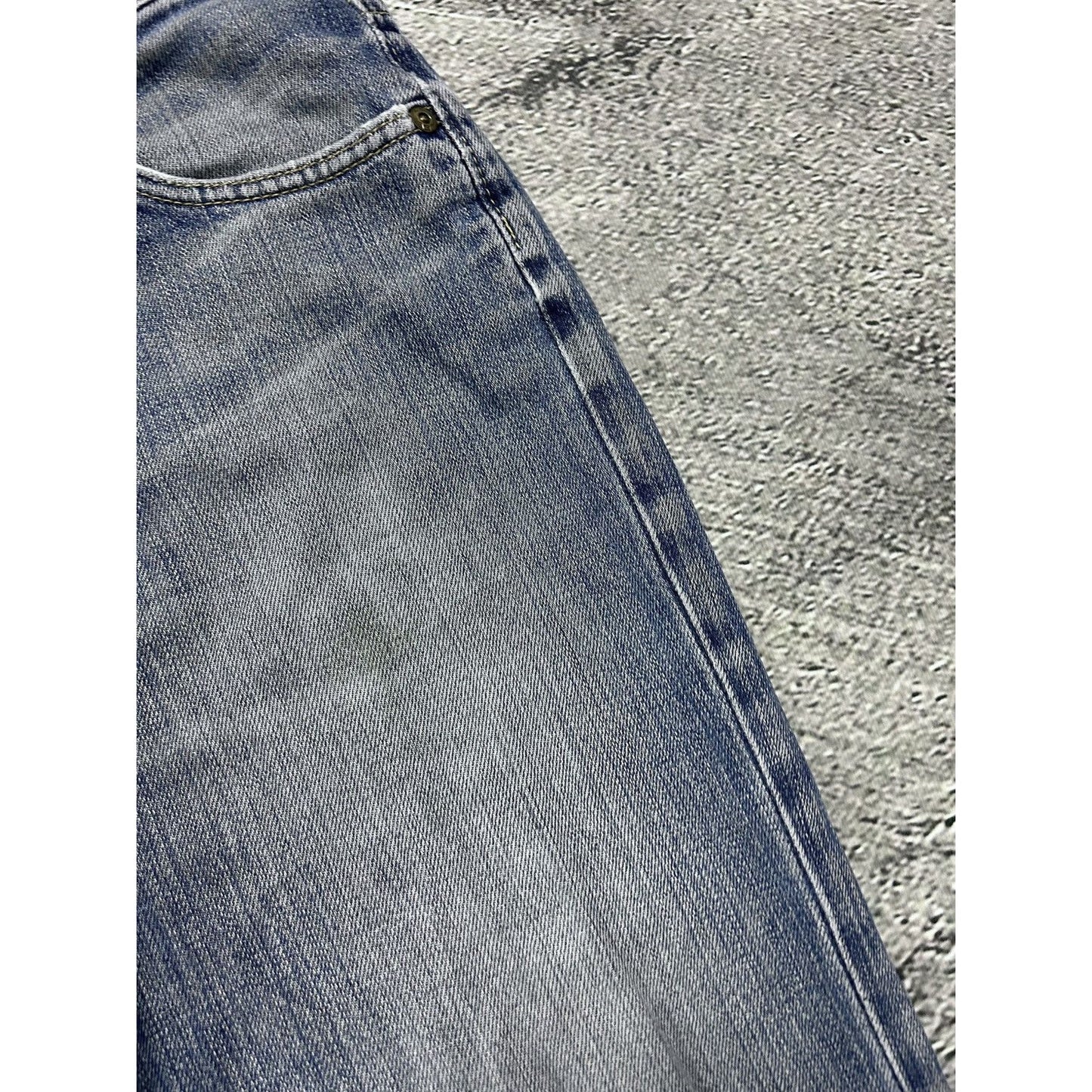 Lee flared jeans denim pants Y2K blue Denver