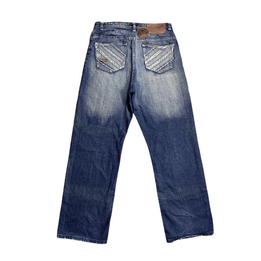 Akademiks Jeans vintage Y2K blue baggy