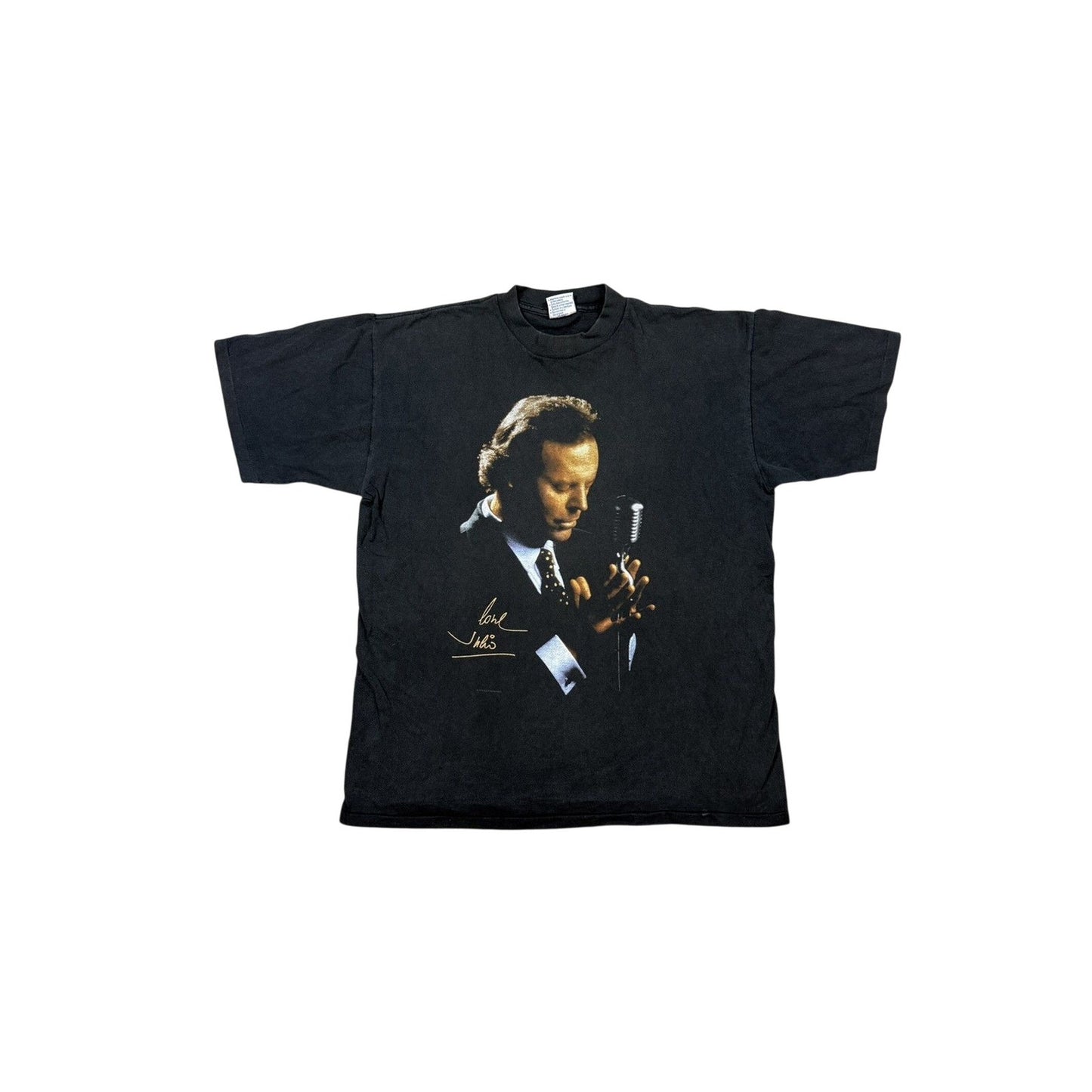 Vintage 1994 Julio Iglesias Love Julio T-Shirt black washed