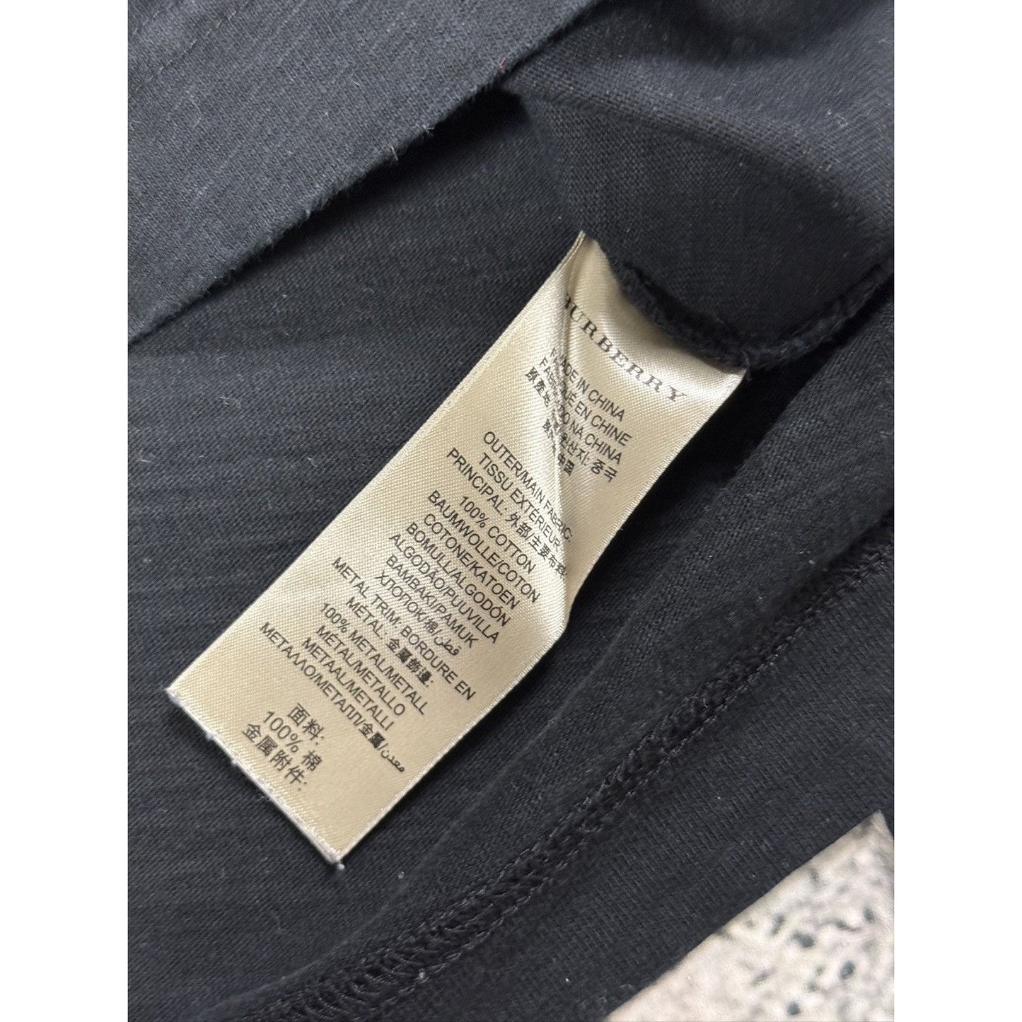 Burberry Brit Logo longsleeve T-shirt black