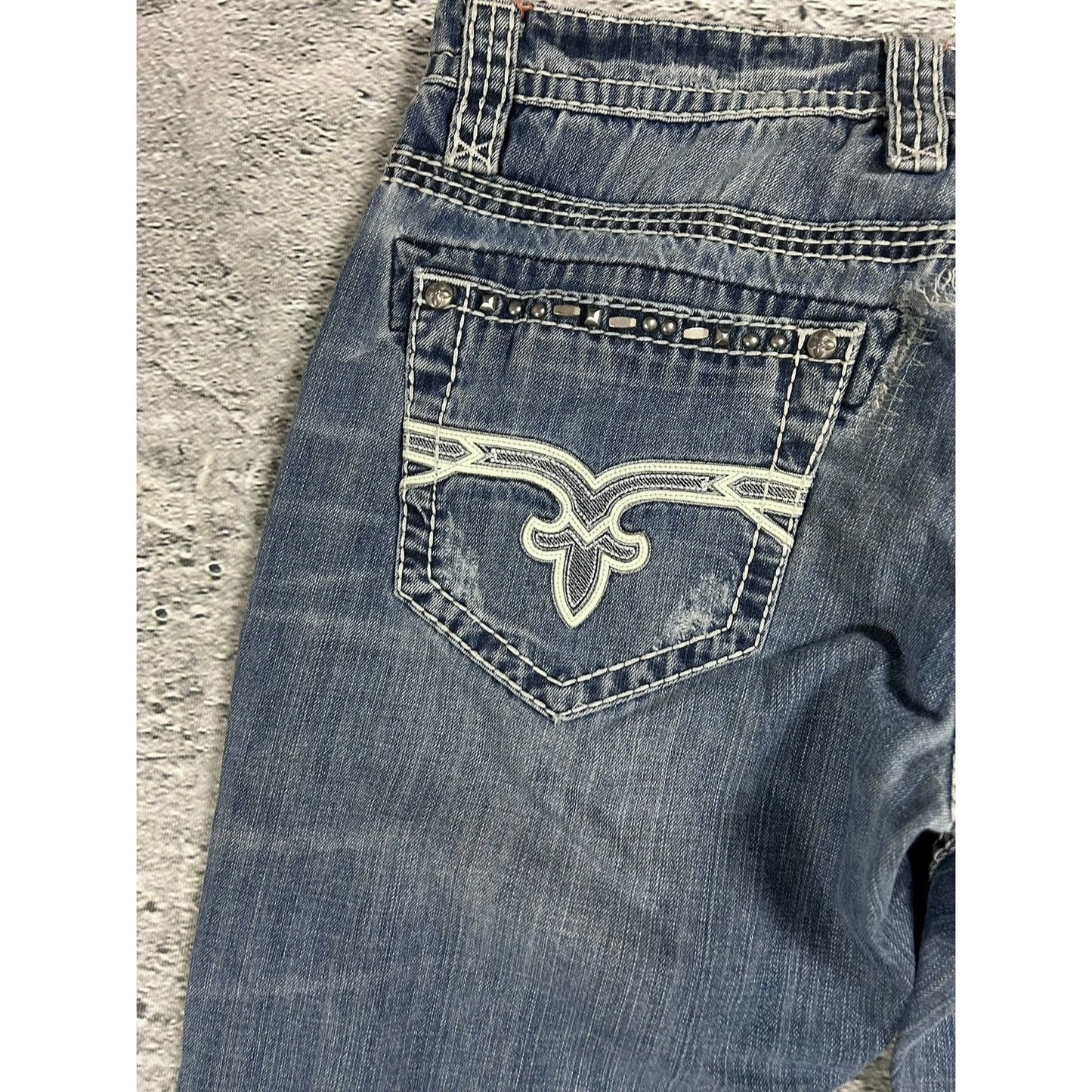 Rock Revival washed jeans Y2K relaxed Tallon