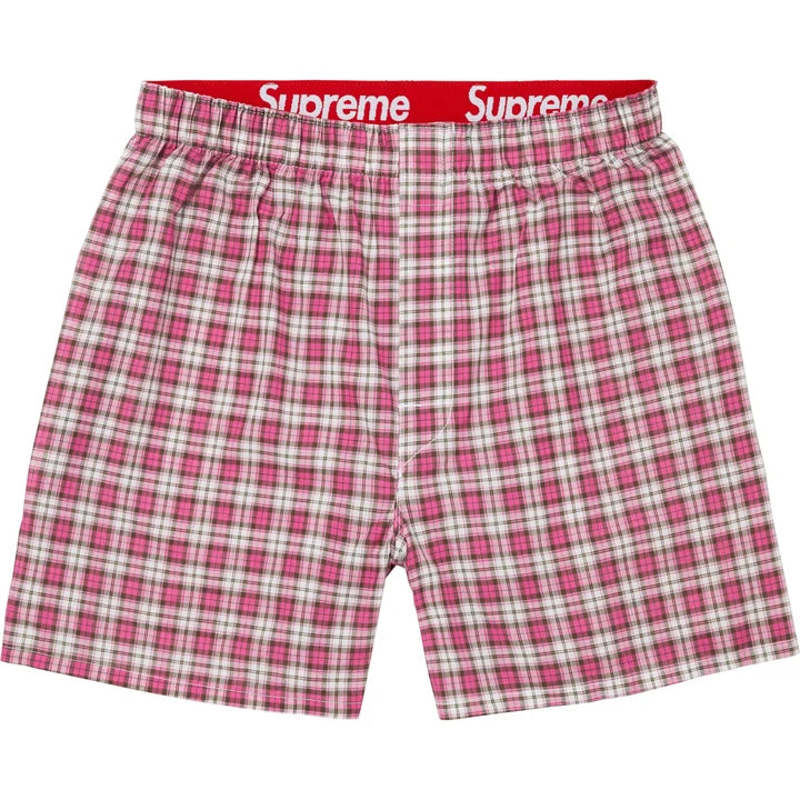 Supreme Hanes Plaid Boxers (4 Pack)