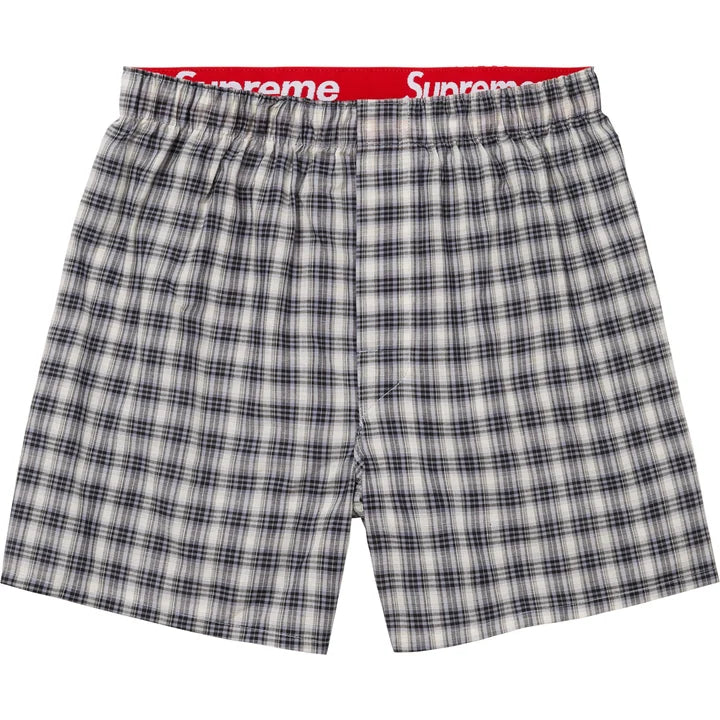 Supreme Hanes Plaid Boxers (4 Pack)