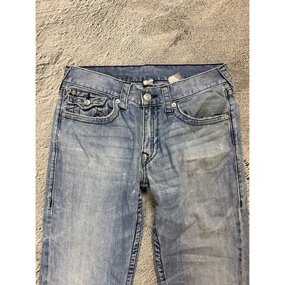 True Religion jeans vintage washed blue denim pants bootcut