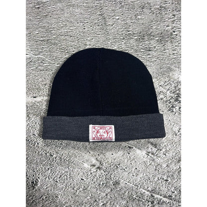 Evisu beanie Y2K black big logo spell out