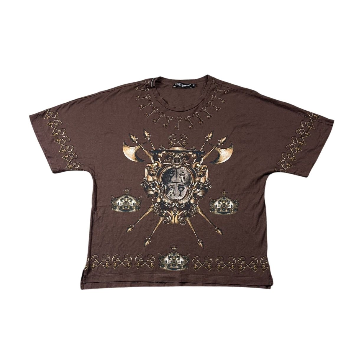 Dolce & Gabbana AW2014 Brown Knight Axe DG Y2K