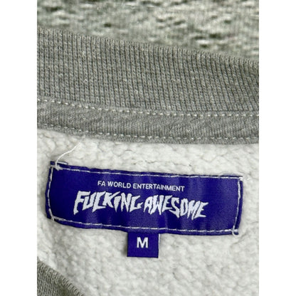 Fucking Awesome sweatshirt grey big logo made in USA