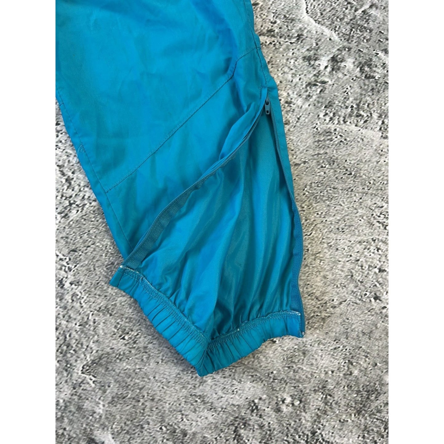 80s Nike vintage blue track pants small logo turquoise
