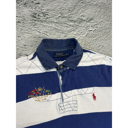 Chief Keef Polo Ralph Lauren striped longsleeve blue white