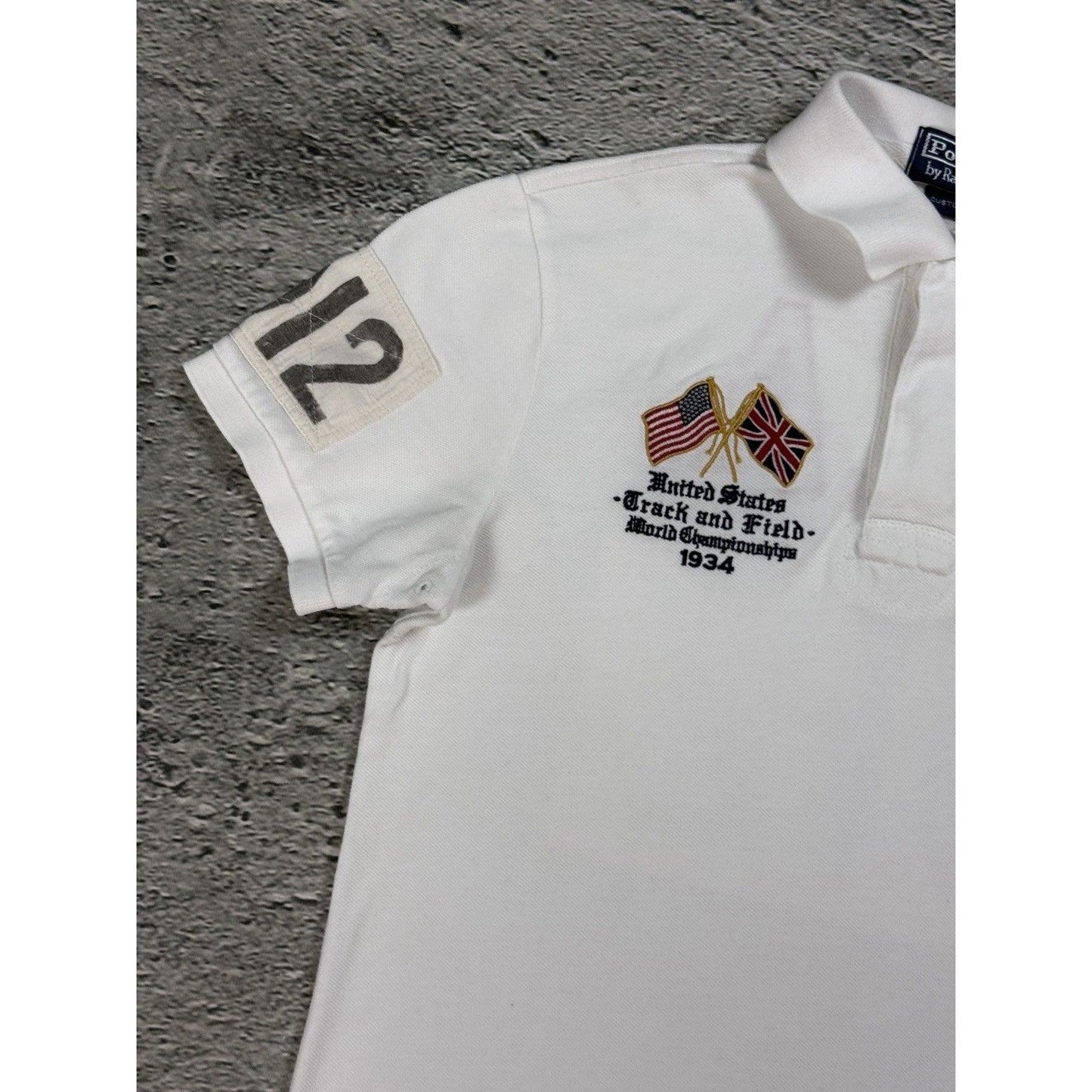 Chief Keef Polo Ralph Lauren USA vintage shirt white