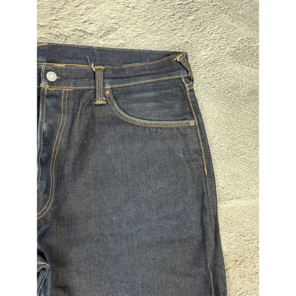 Evisu jeans daicock big logo yellow selvedge denim