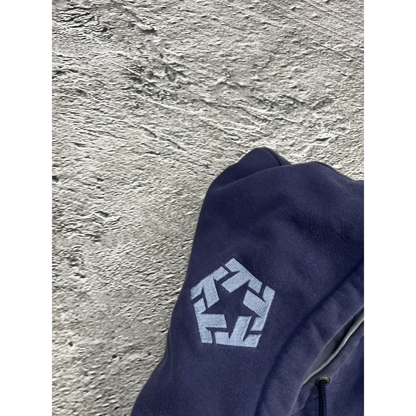 Tribal Y2K hoodie navy big logo USA streetwear