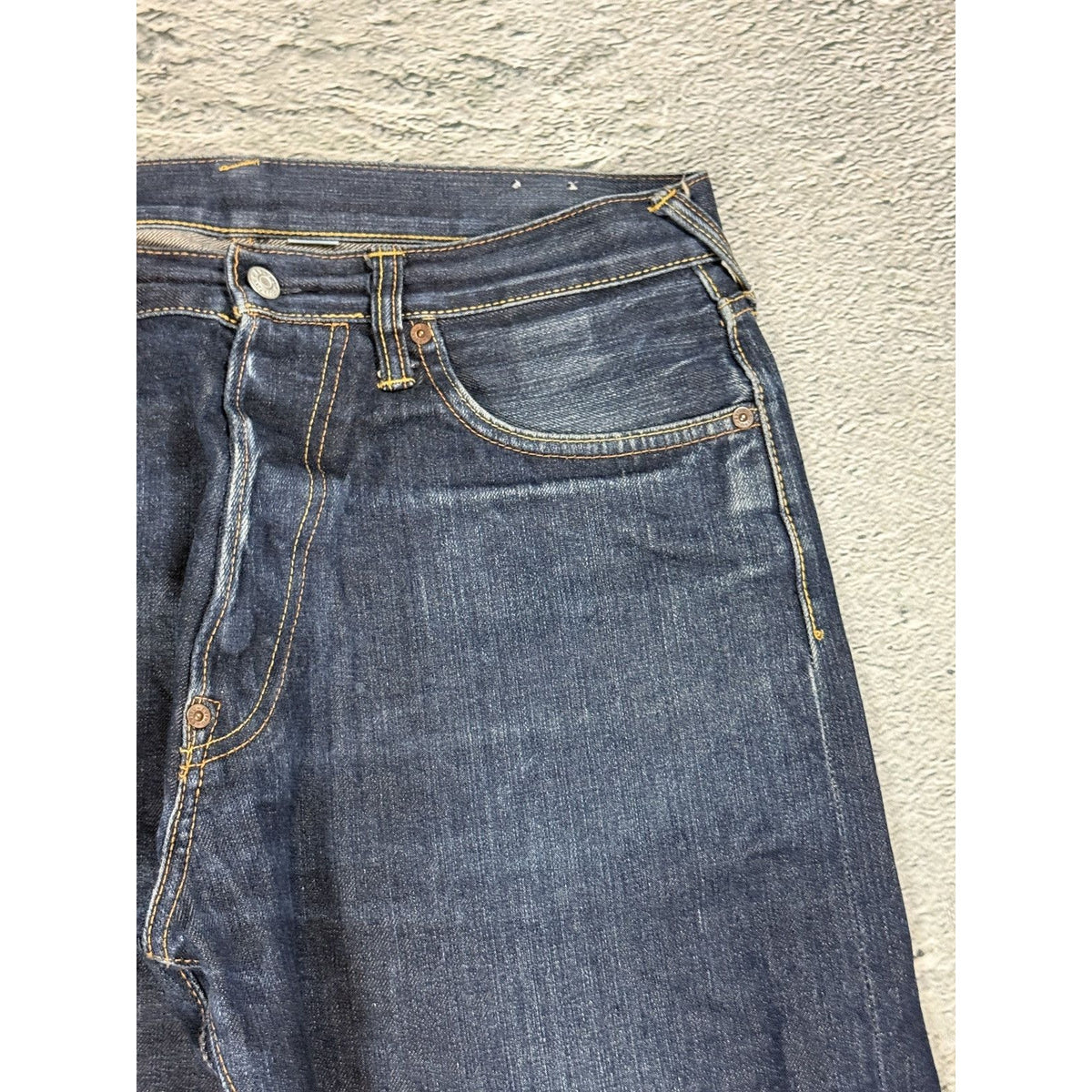 Evisu jeans daicock big logo Red selvedge raw denim Japan