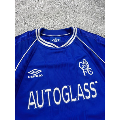 Wise Chelsea Jersey vintage Umbro blue Autoglass 1999 2001