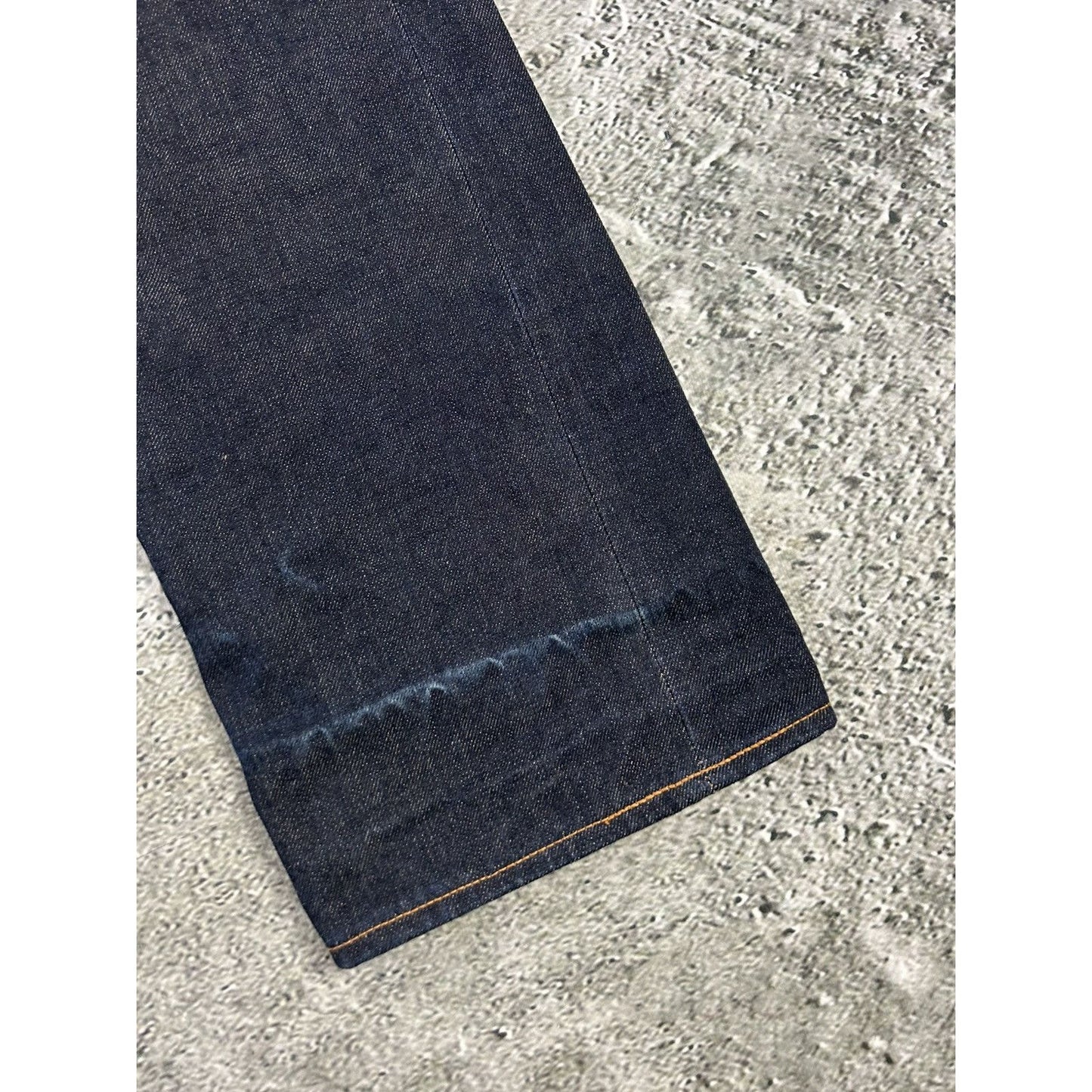 Evisu jeans daicock koi big logo embroidery selvedge denim