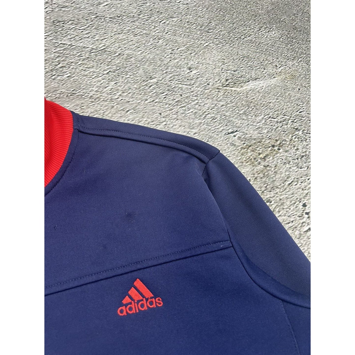 Adidas Great Britain zip sweatshirt navy track jacket