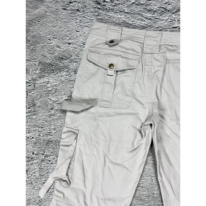Saix vintage cargo pants beige military flared