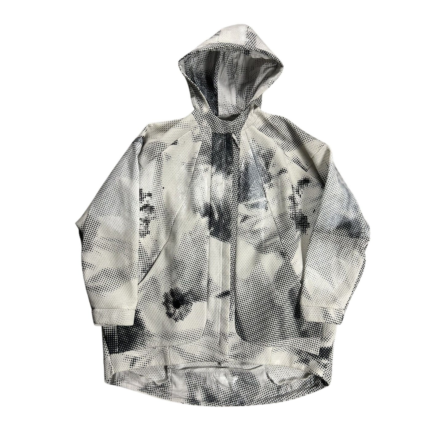 Rundholz Dip jacket hooded oversized black and white