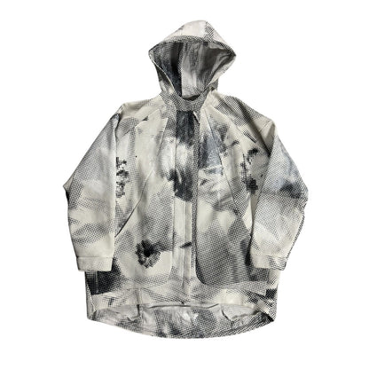 Rundholz Dip jacket hooded oversized black and white
