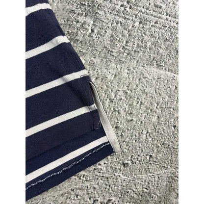 Polo Ralph Lauren striped polo shirt navy white small pony