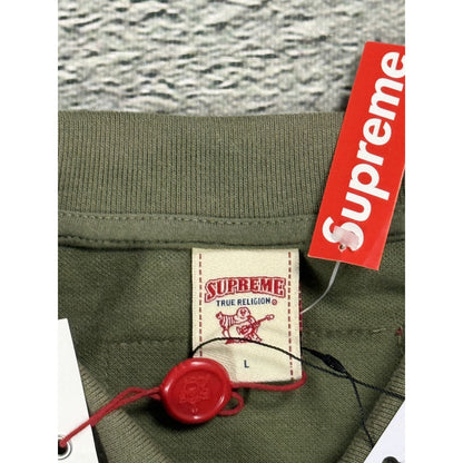 Supreme x True Religion polo shirt camo L