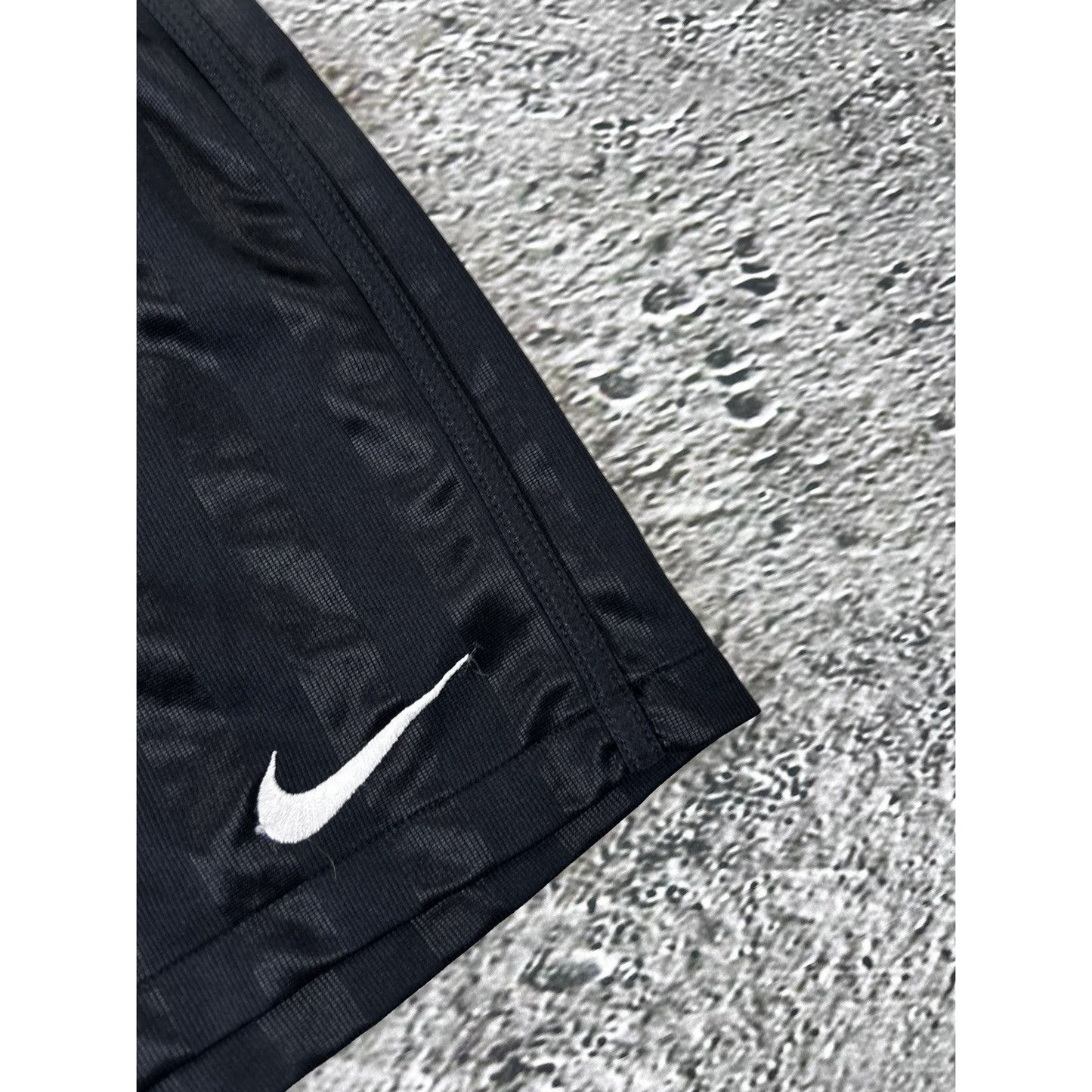 Nike vintage black shorts small swoosh 2000s