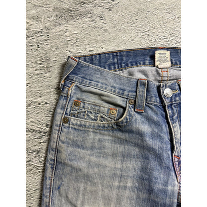 True Religion jeans vintage denim pants blue distressed
