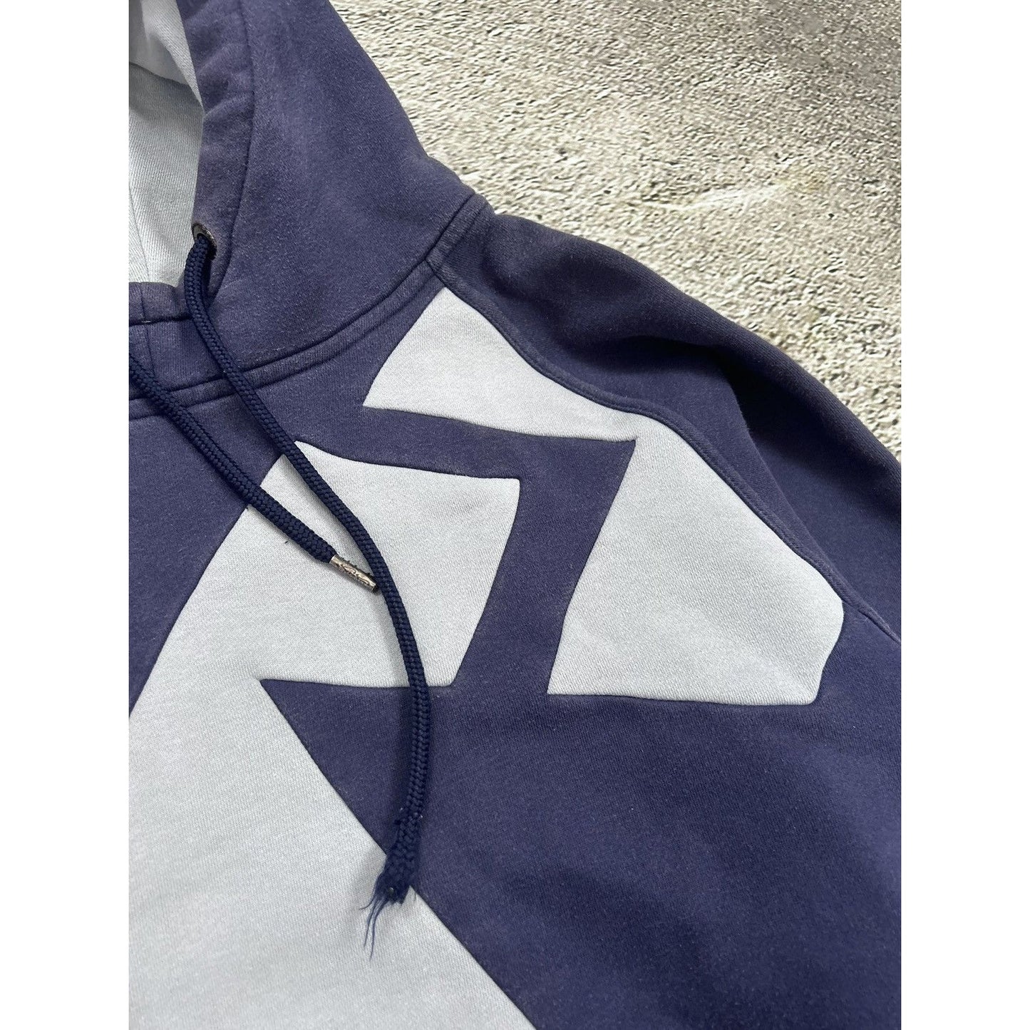 Tribal Y2K hoodie navy big logo USA streetwear