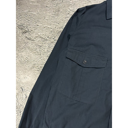 Uniqlo Lemaire Cotton Jacket navy button-up