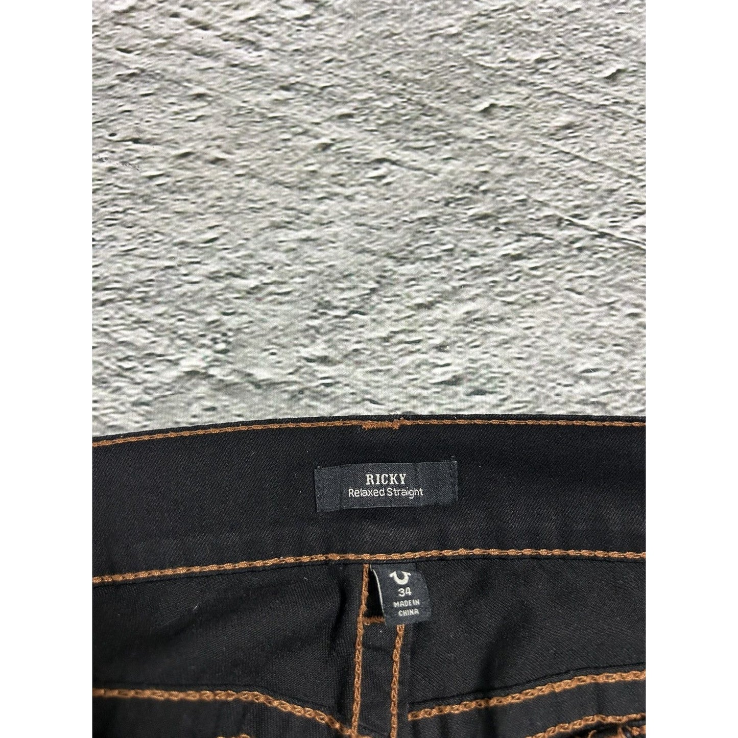 True Religion vintage black jeans denim pants Y2K Ricky