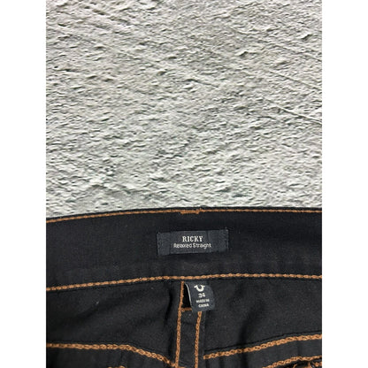 True Religion vintage black jeans denim pants Y2K Ricky