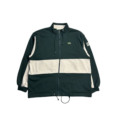 Lacoste zip sweatshirt green track jacket 80s all crocodiles