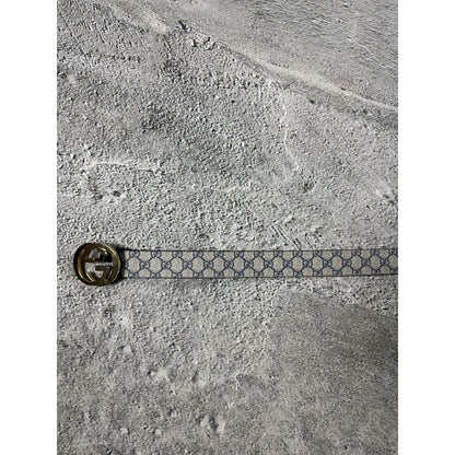 Gucci Belt monogram golden buckle