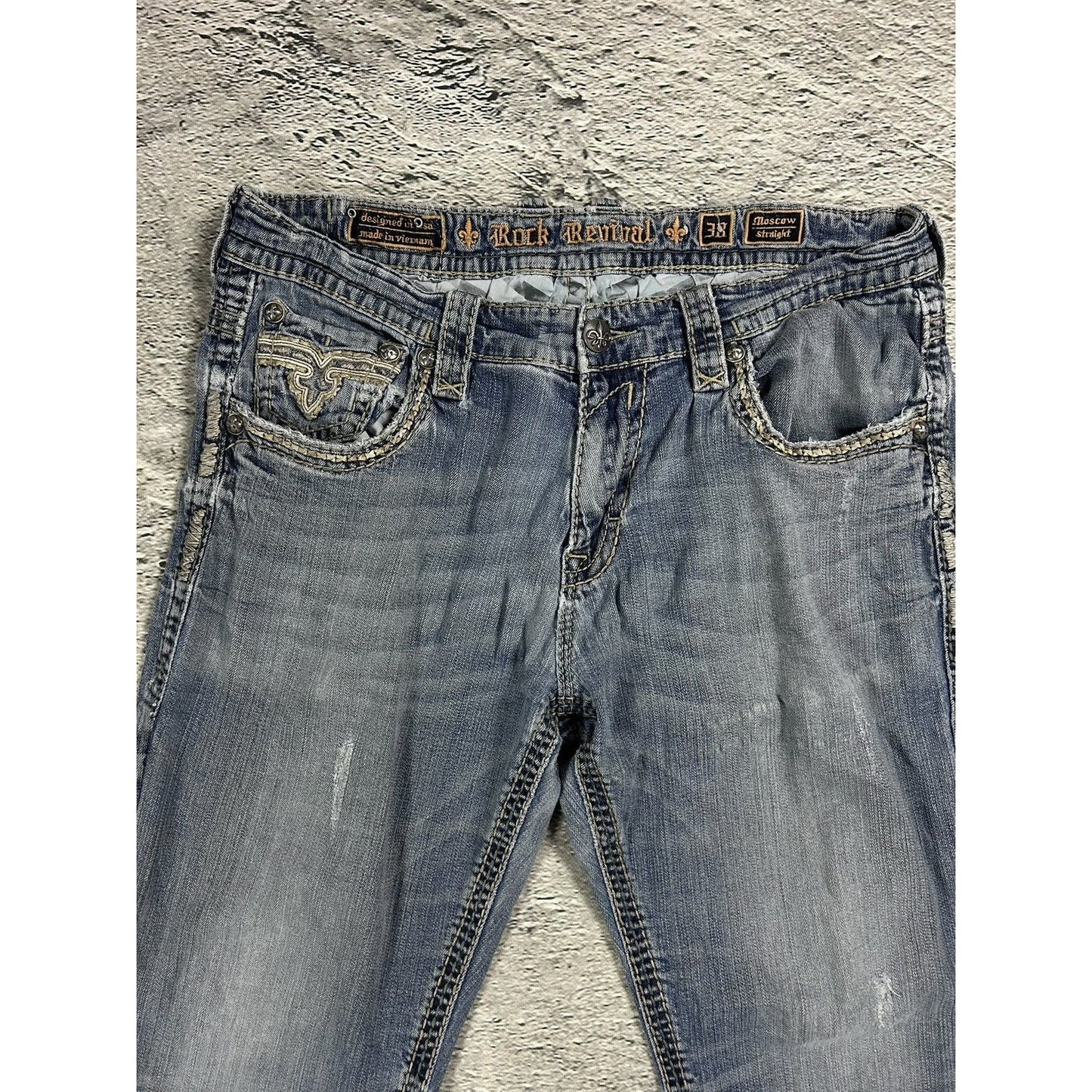 Rock Revival Rogue washed jeans Y2K flared Bootcut