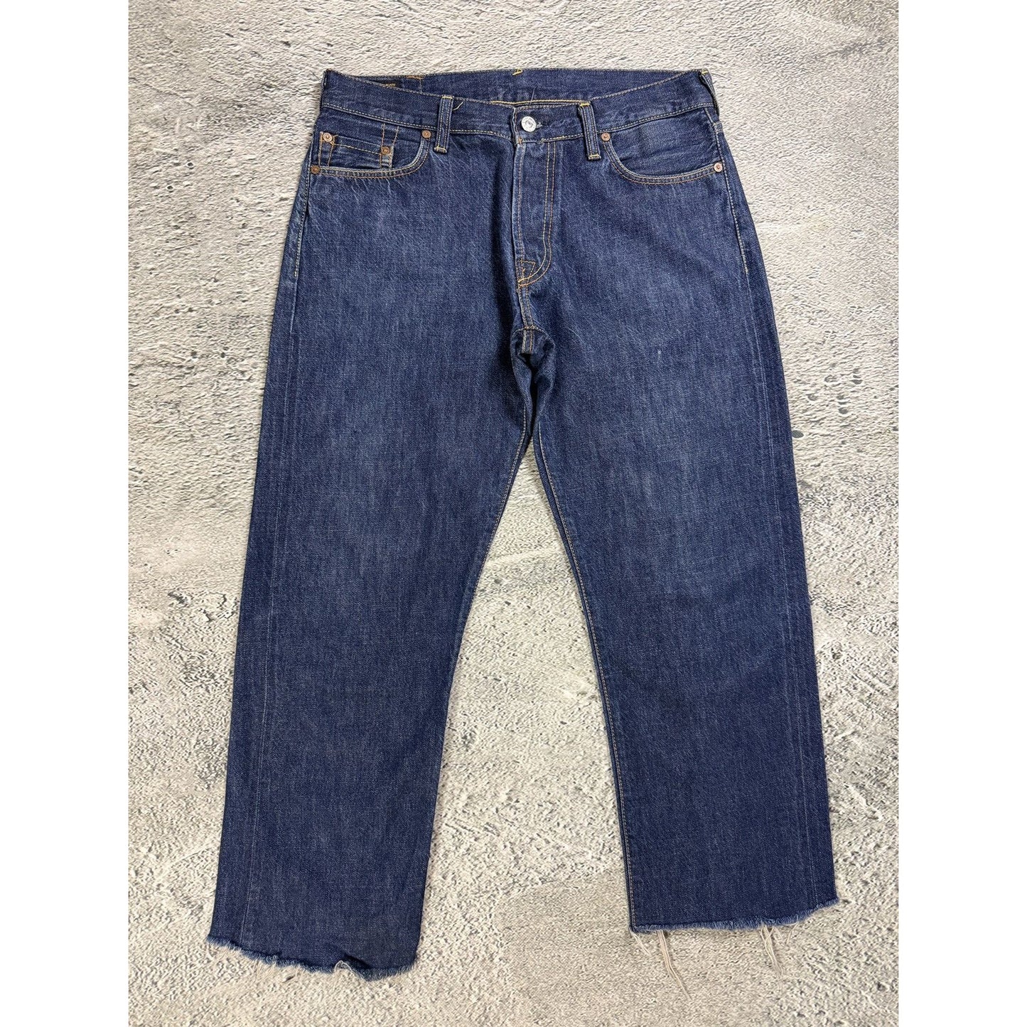 Evisu jeans vintage embroidery seagull logo selvedge