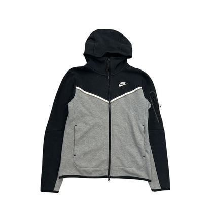 Nike tech fleece zip hoodie black grey