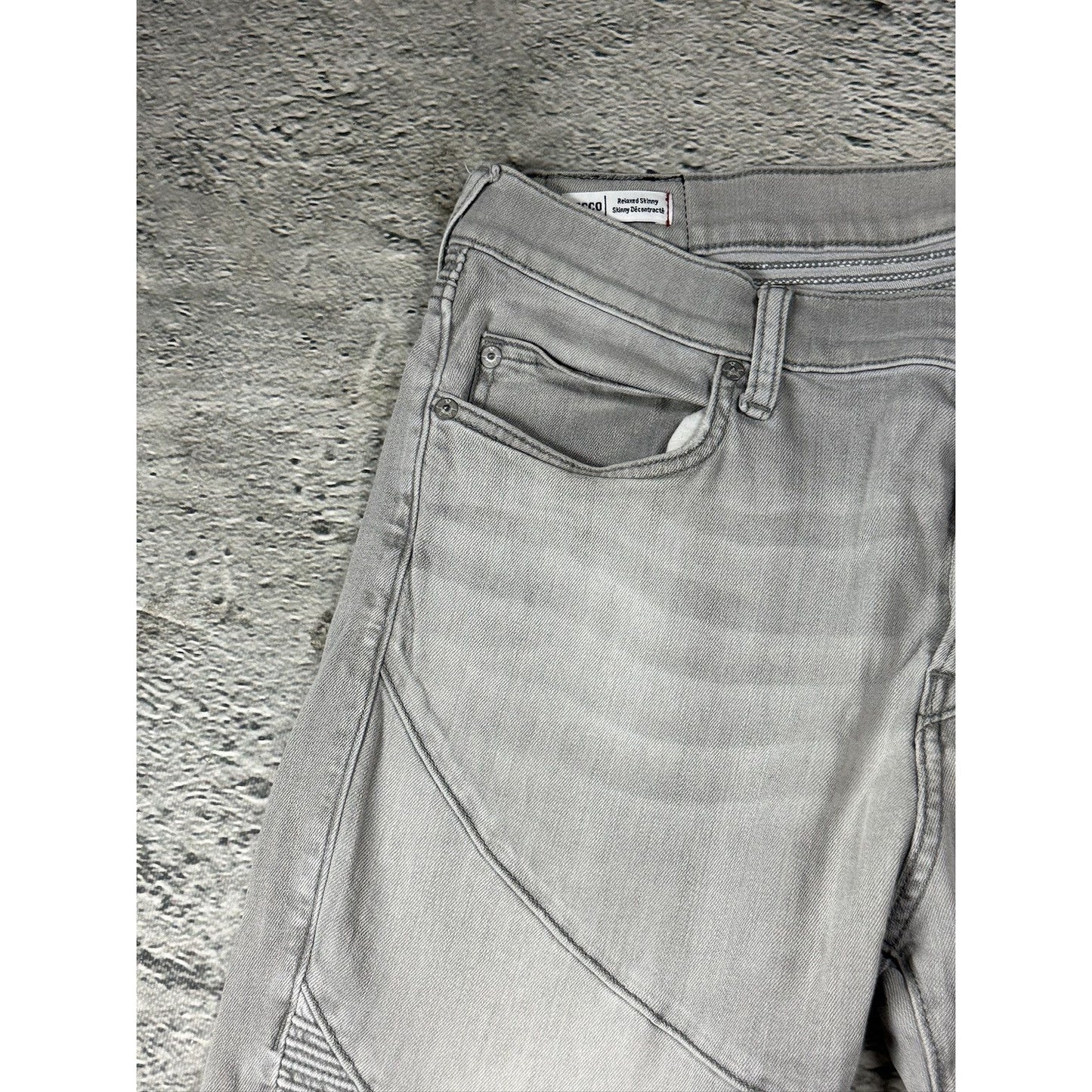 True Religion jeans biker rocco washed Y2K slim skinny