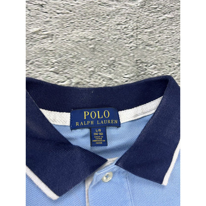 Chief Keef Polo Ralph Lauren T-shirt vintage baby blue navy