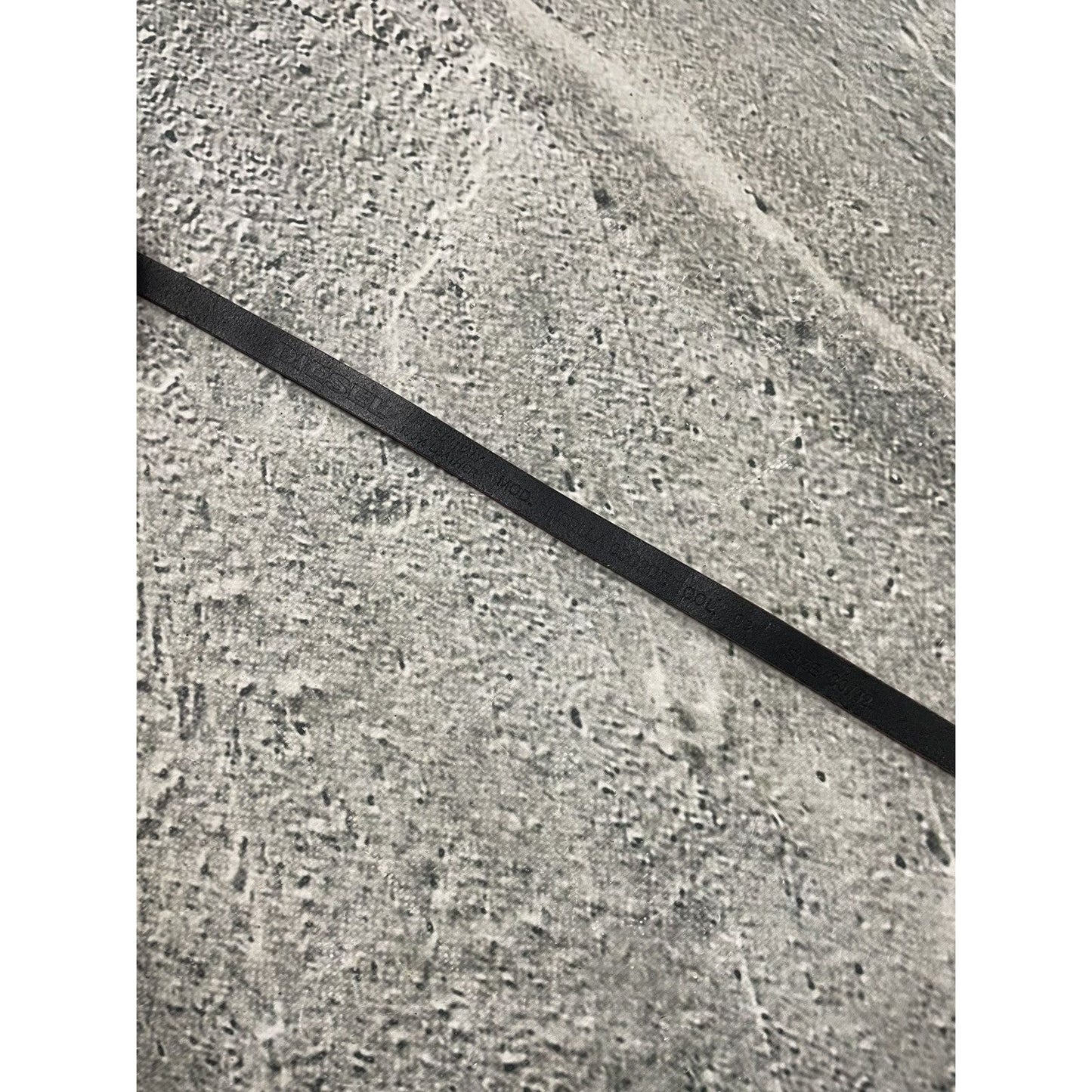 Diesel leather belt multicolour moving letters black pink