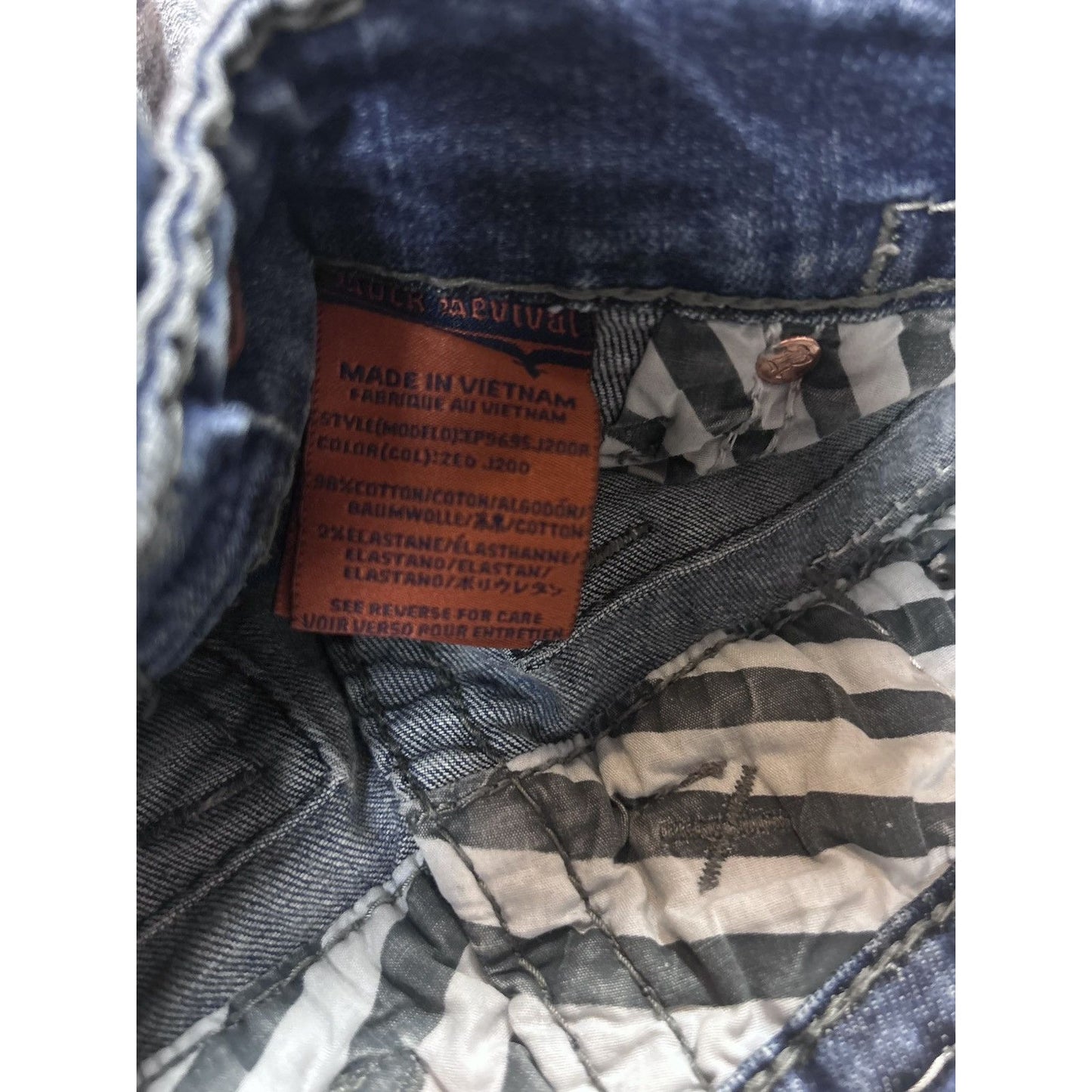 Rock Revival vintage blue jeans Y2K flared ZED