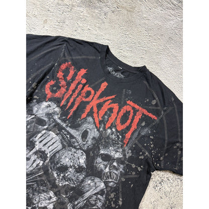 SlipKnot Graphic Vintage T-Shirt Black Band metal