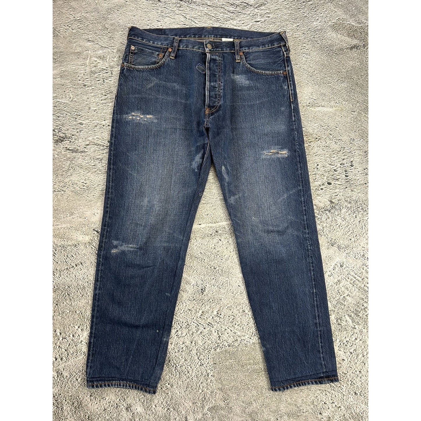 Evisu jeans vintage embroidery face seagull logo selvedge