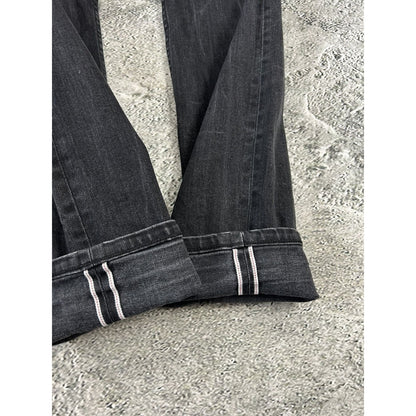 Han Kjobenhavn Black Selvedge Selvage Denim Pants Lean Fit