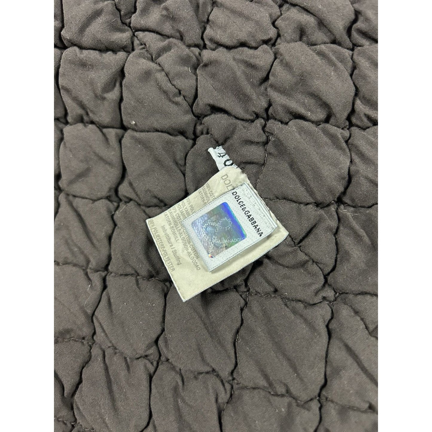 Dolce & Gabbana coat vintage utility miltary brown Y2K